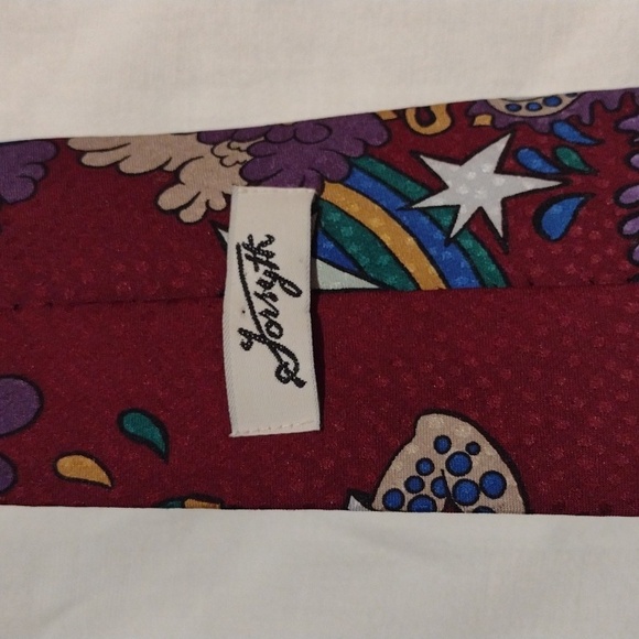 Colorful Comic Print Men's Tie - Picture 3 of 3